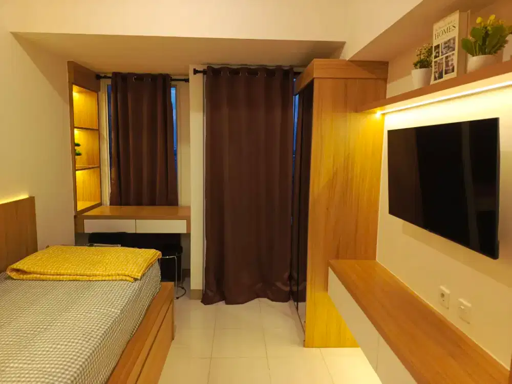 Disewakan Apartemen Studio Full furnish Tokyo Riverside PIK 2