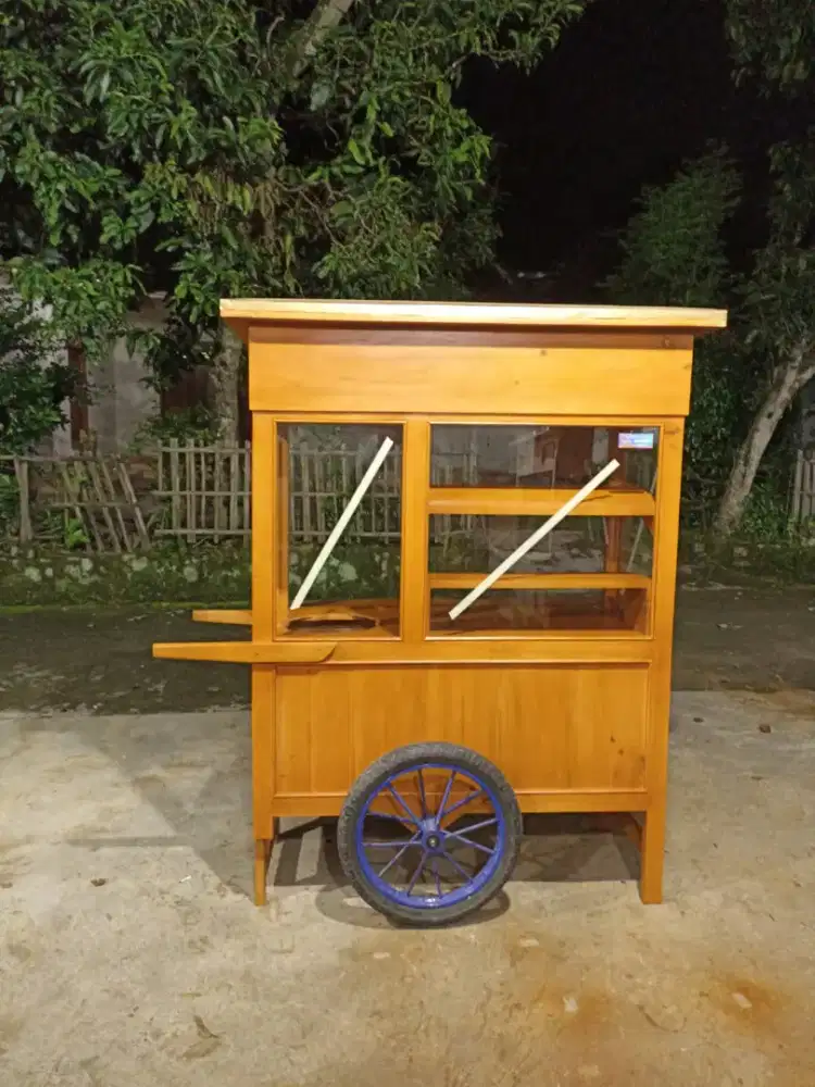 Jual Gerobak Angkringan, Bakso, Mie Ayam, Bubur, Sate, Soto, Pecel dll