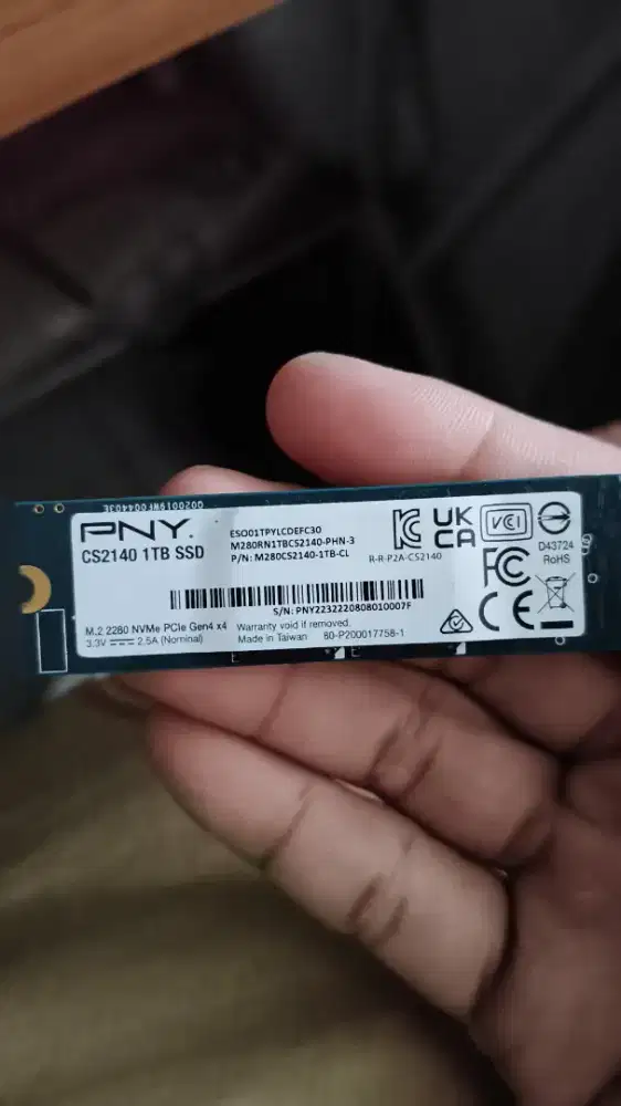 SSD PNY 1TB Cs2140