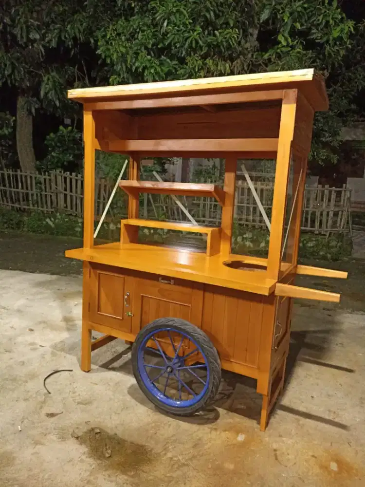 Jual Gerobak Angkringan, Bakso, Mie Ayam, Bubur, Sate, Soto, Pecel dll