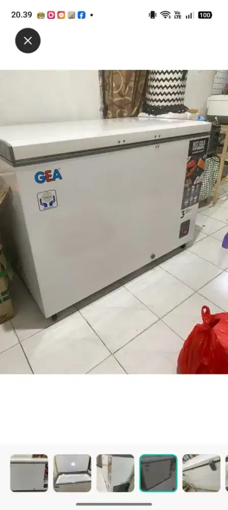 Frezer box gea 318 liter