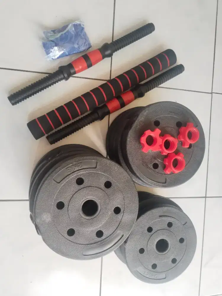 Dumbbell barbell set 20kg pvc