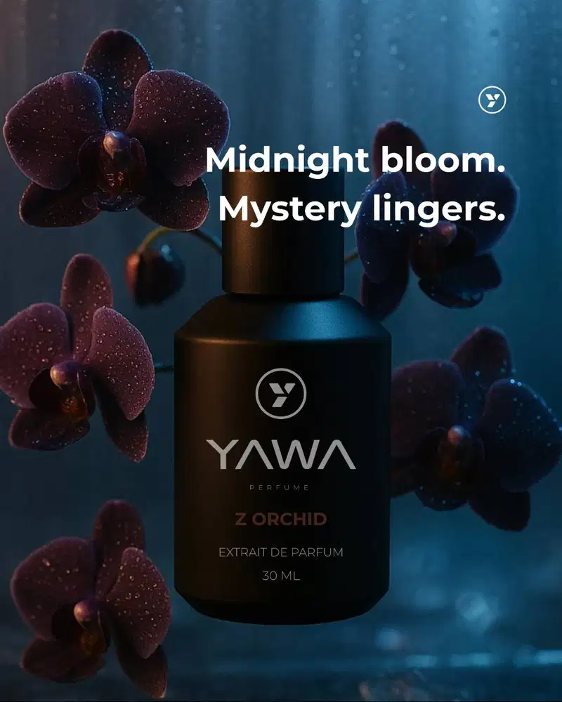 YAWA Extrait Parfum –Z ORCHID Rare Beauty. Bold Mystery.