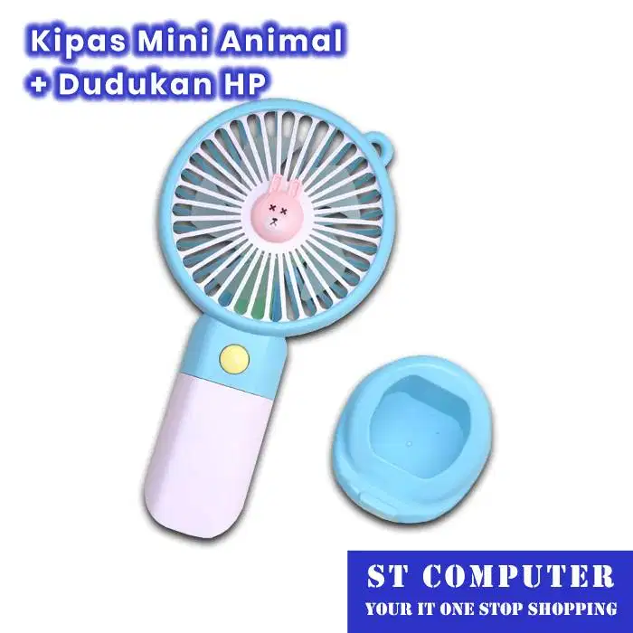 Kipas Mini Animal + Dudukan HP
