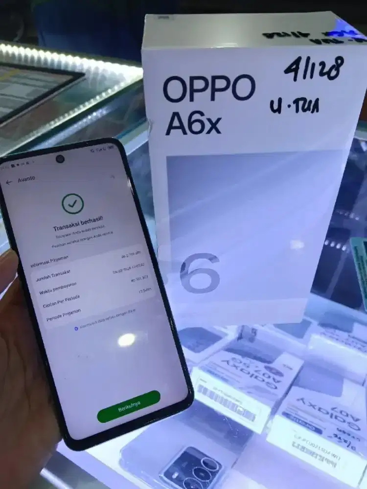 OPPO A6x new garansi resmi tuker tambah hp bisa kredit cukup ktp