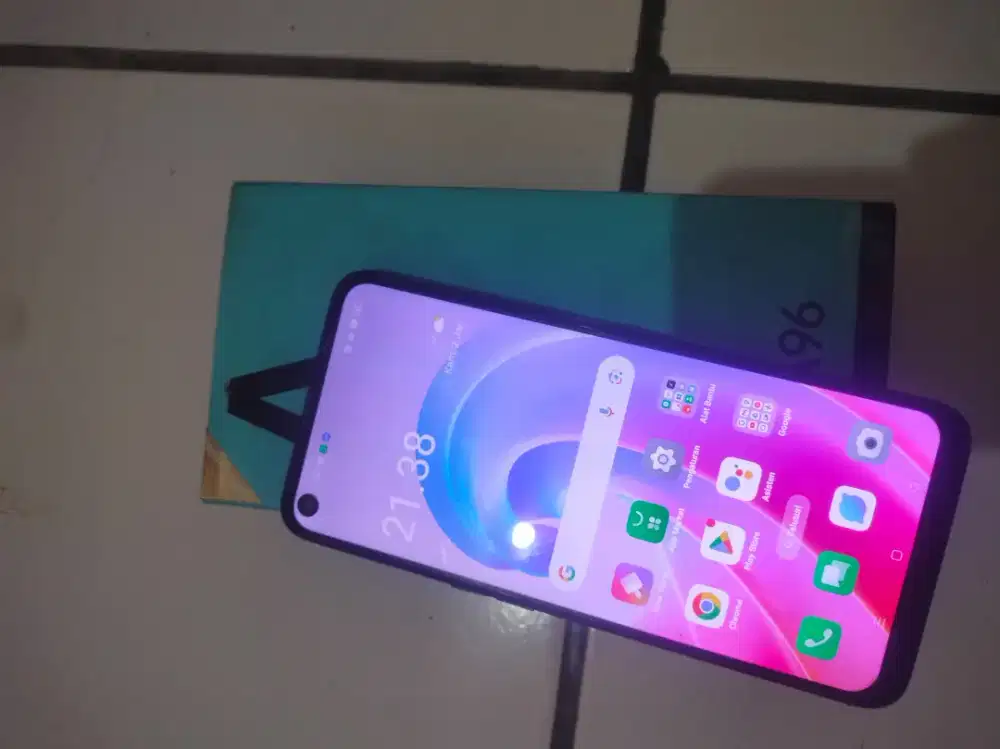Hp OPPO A96 ram 8 gb memory 256 gb