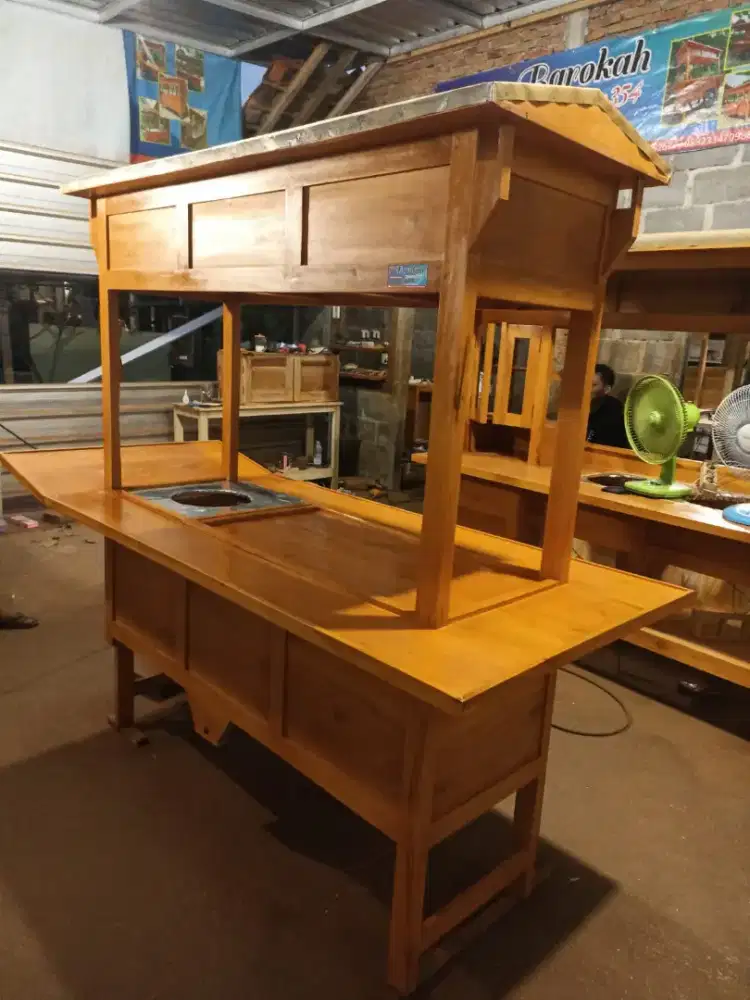 Jual Gerobak Angkringan, Bakso, Mie Ayam, Bubur, Sate, Soto, Pecel dll