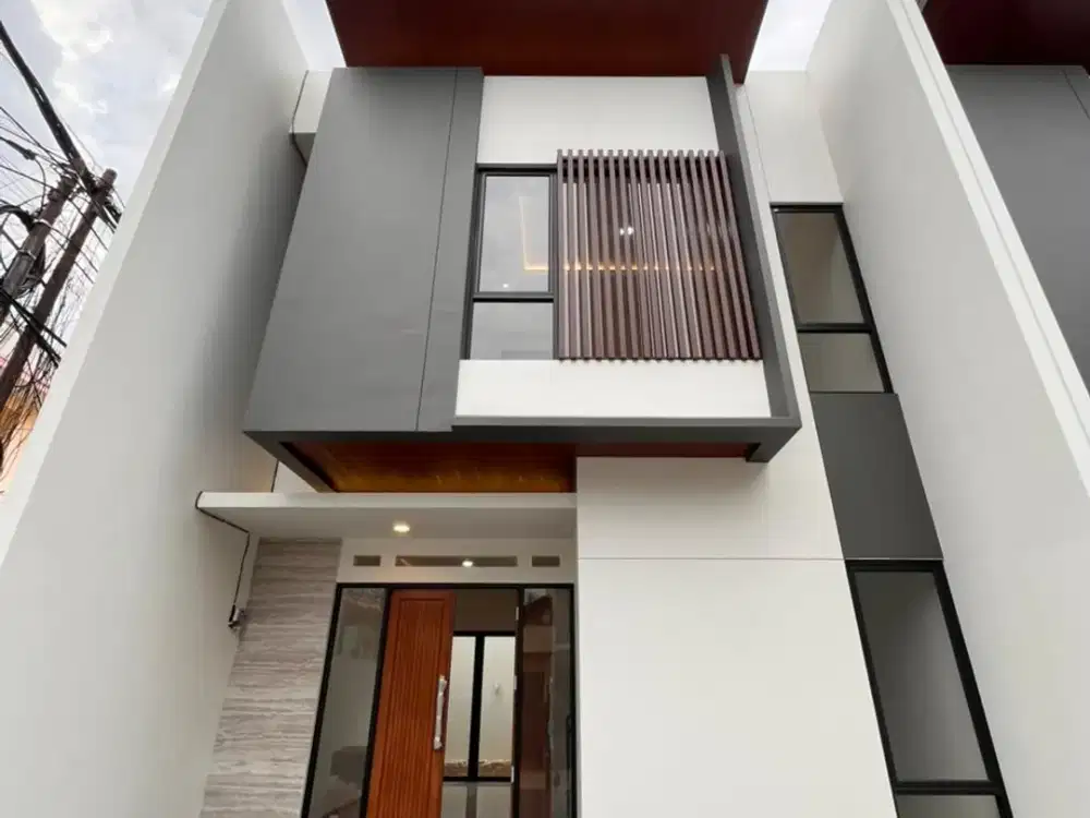 RUMAH PONDOK GEDE BEKASI BEBAAS BANJIR SHM DEKAT TOL 2 LANTAI MODERN