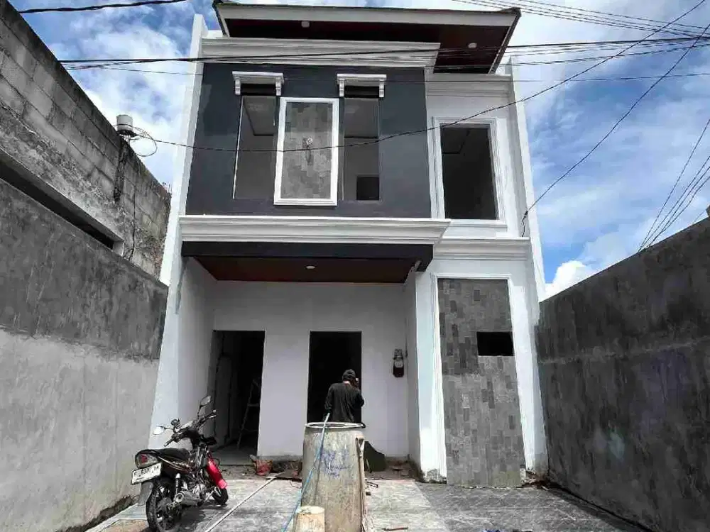 Hunian 2 lantai dekat stasiun pondok rajeg cash diskon 100jt