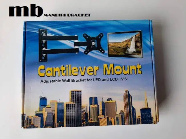 BRACKET BRAKET TV DINDING monitor 17-27inch ORIGINAL