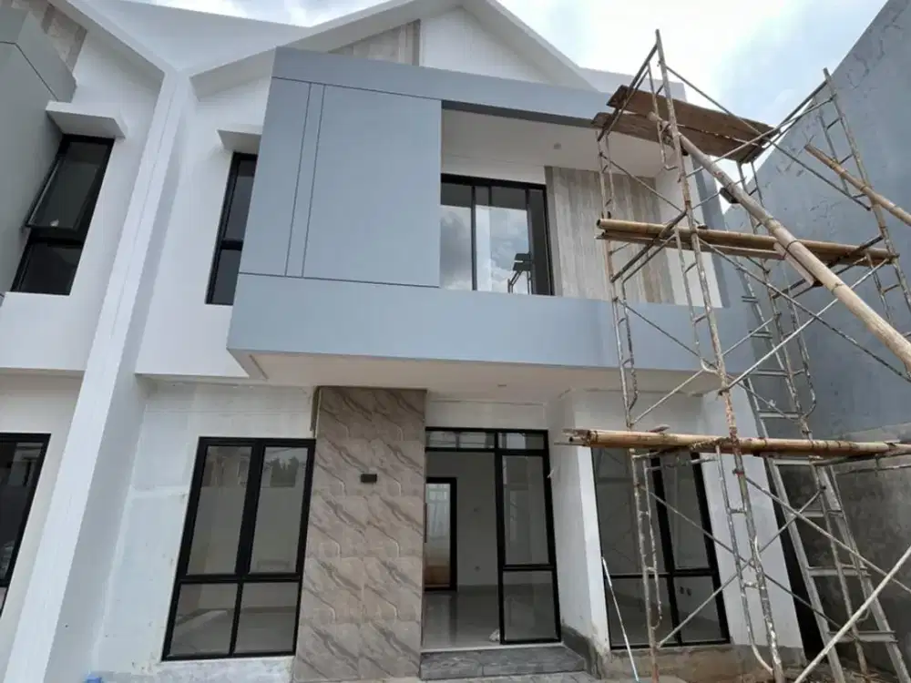 RUMAH SIAP HUNI DI BEKASI DALAM CLUSTER BEBAS BANJIR SHM DEKAT TOL