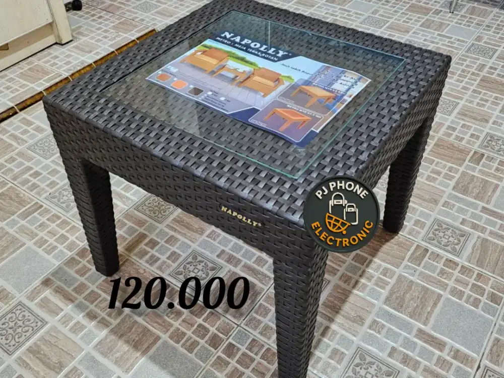 Meja plastik merk napolly original