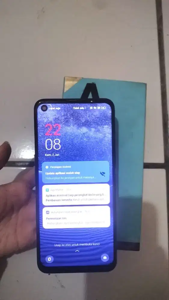 Hp OPPO A96 ram 8 gb memory 256 gb