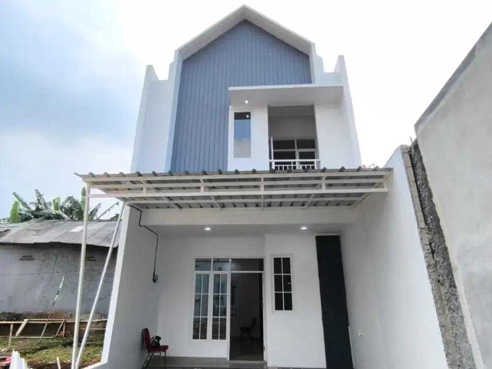 DIJUAL RUMAH MODERN 600 JUTAAN DI JATIASIH BEBAS BANJIR DEKAT TOL