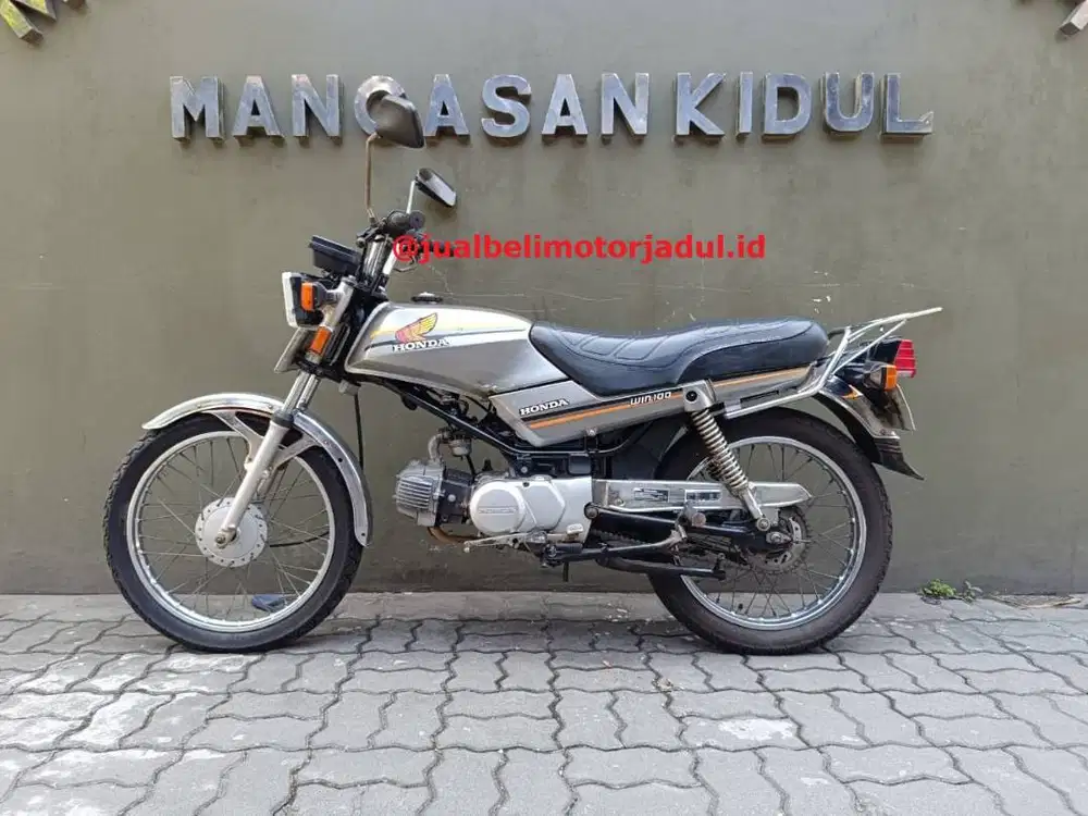 Honda Win 100 Abu-abu Surat lengkap AB sleman