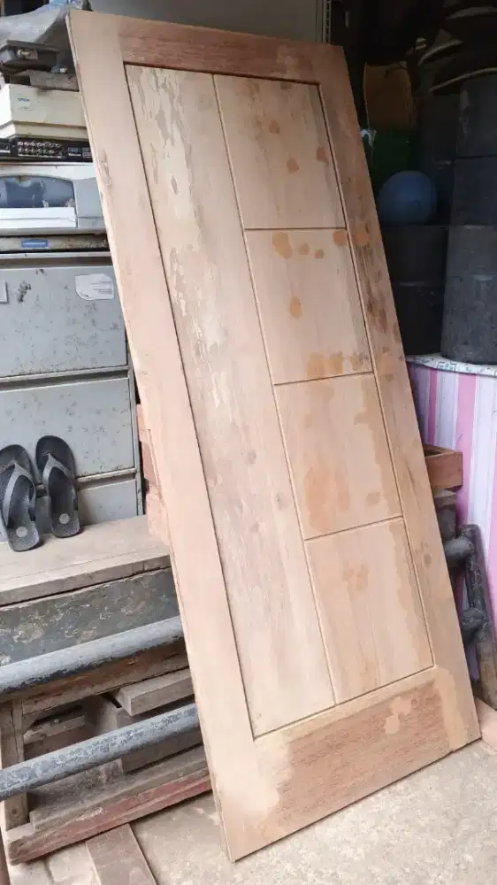 Kusen Pintu kayu n alumunium murah