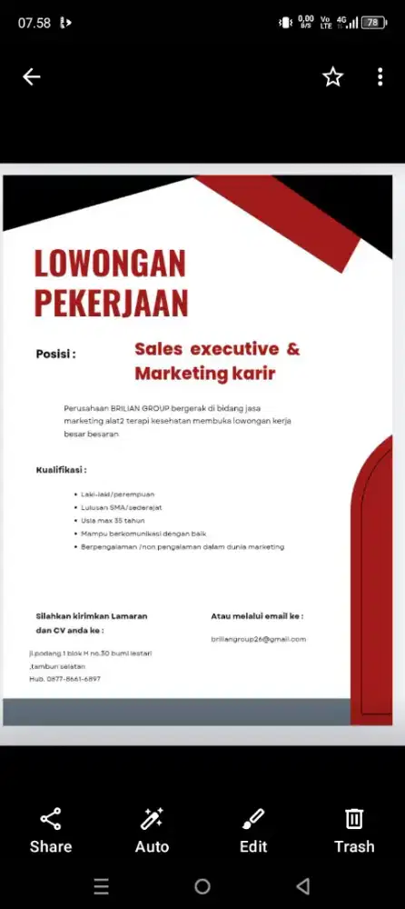 Marketing  karir