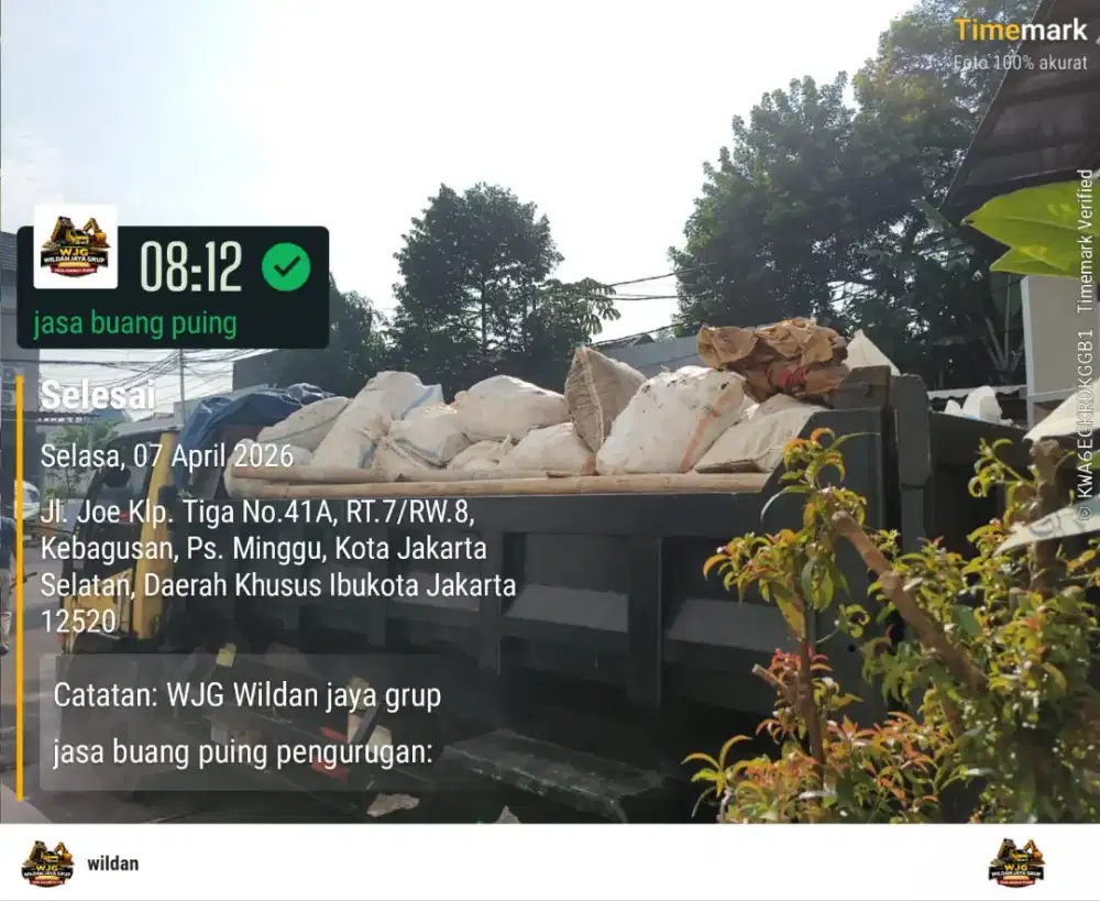 Jasa buang puing dan angkut sampah proyek