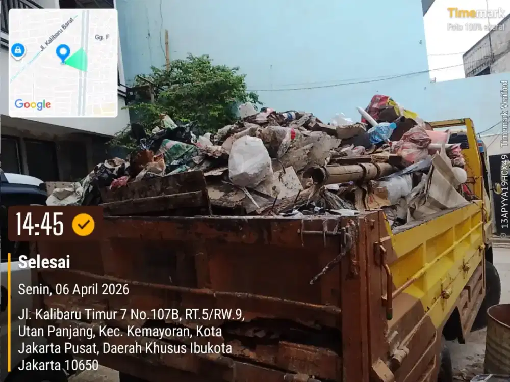 Jasa angkut puing dan buang sampah