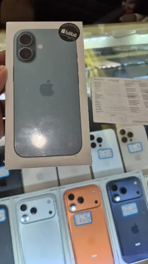 iPhone 16 128gb Teal garansi resmi BIibli