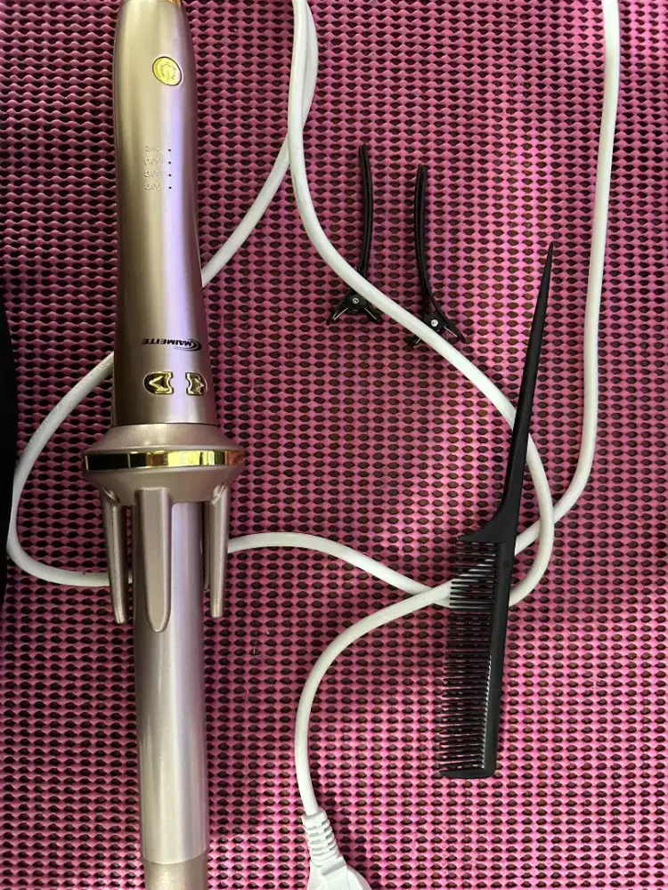 Catokan Curly Otomatis Maimeite 25mm Pink Baru