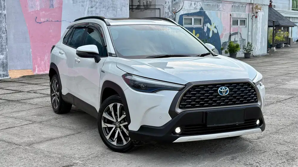[KM 30.000AN]TOYOTA COROLLA CROSS 1.8 HYBRID AT PUTIH 2022 NON GR HEV