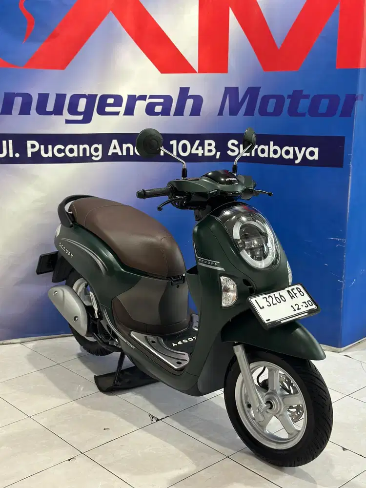 Honda New Scoopy Stylis keyles 110cc Th 2024 Km 1Rb Anugerah Motor
