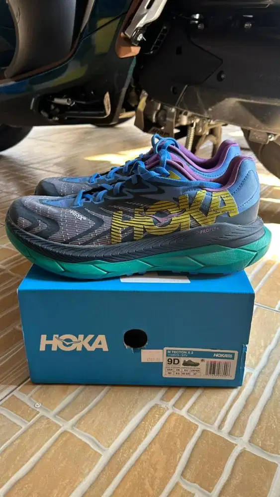 Hoka Trail Shoes Tecton X2 Blue