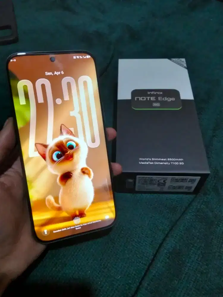 Infinix note edge 5g 16/256 fullset ori