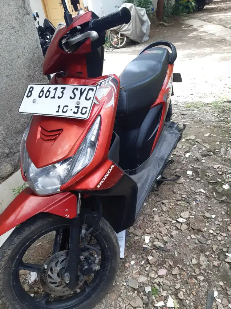 Dijual honda beat th 2010 ss lengkap pajak hidup