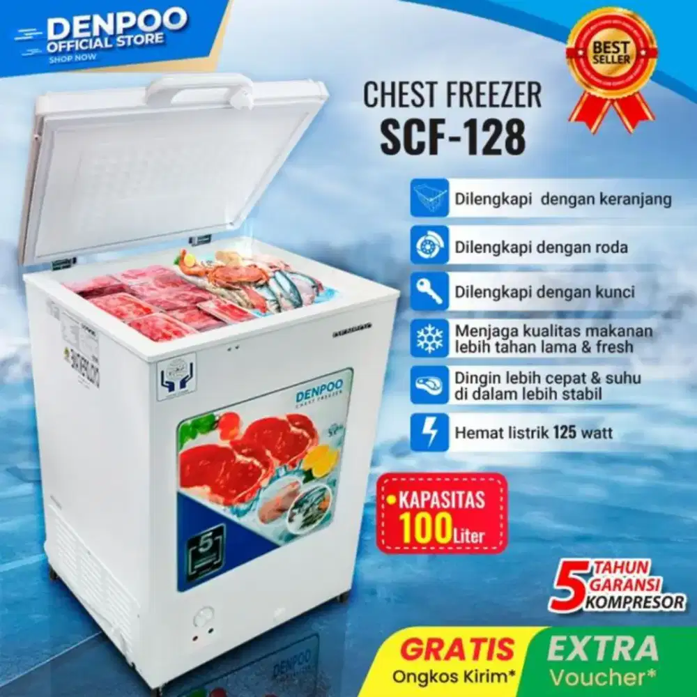 Freezer denpoo 100 liter