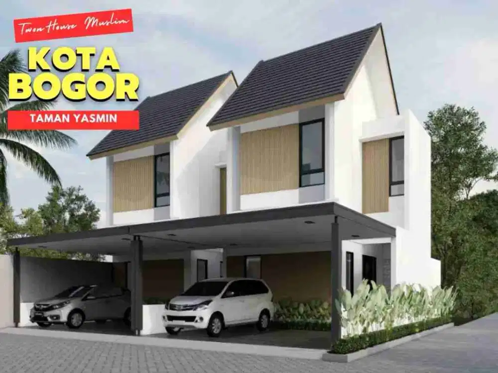 Dijual Rumah Syariah Kota Bogor Taman Yasmin, dekat Masjid, TOL bebas Banjir