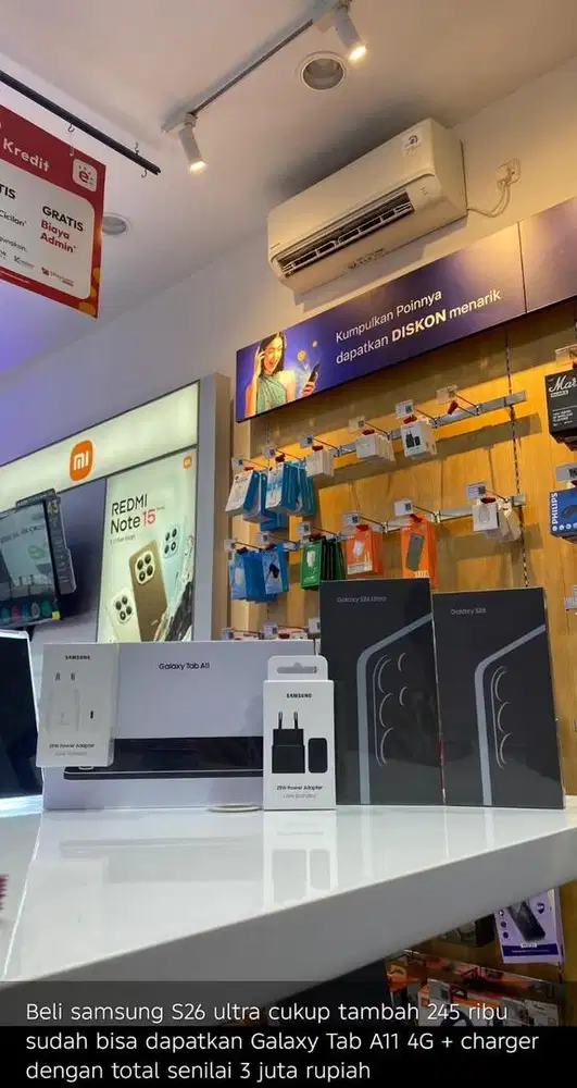 promo paket lengkap samsung S26 series gratis berbagai macam accecoris