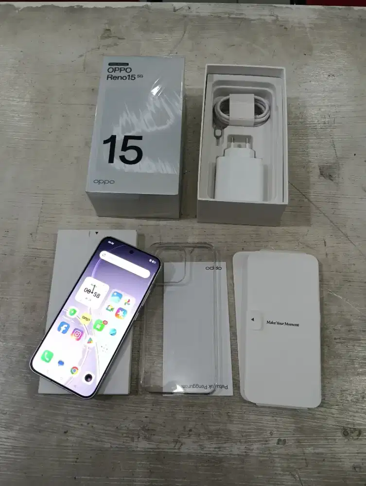 Oppo Reno15 5G 8/256 seken masih sehat dan normal
