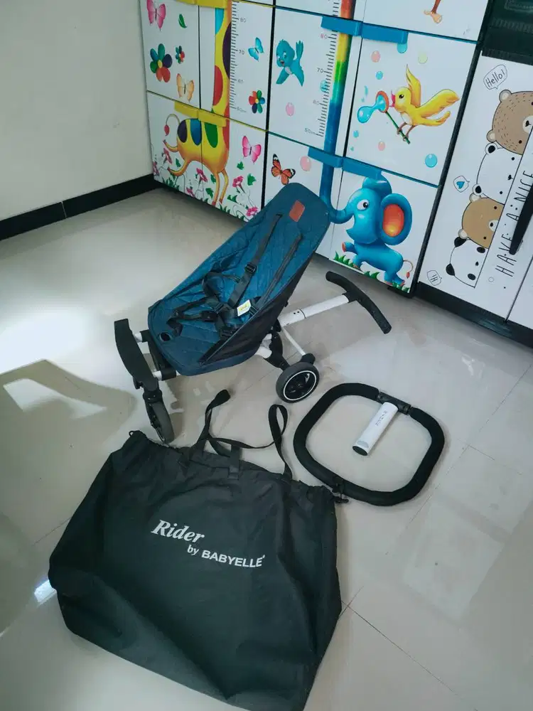 Rider Baby Elle  cabin size, lipat masuk mobil/cabin pesawat