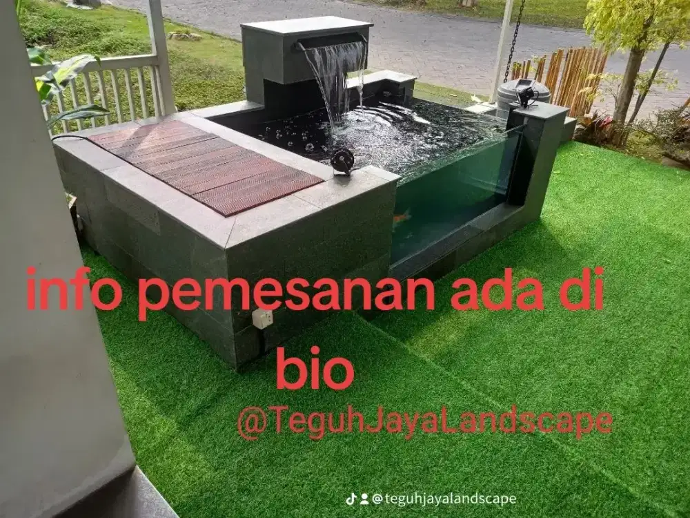 Tukang kolam ikan koi