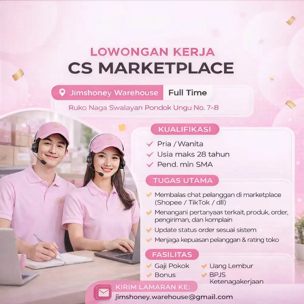 WE’RE HIRING – ADMIN MARKETPLACE