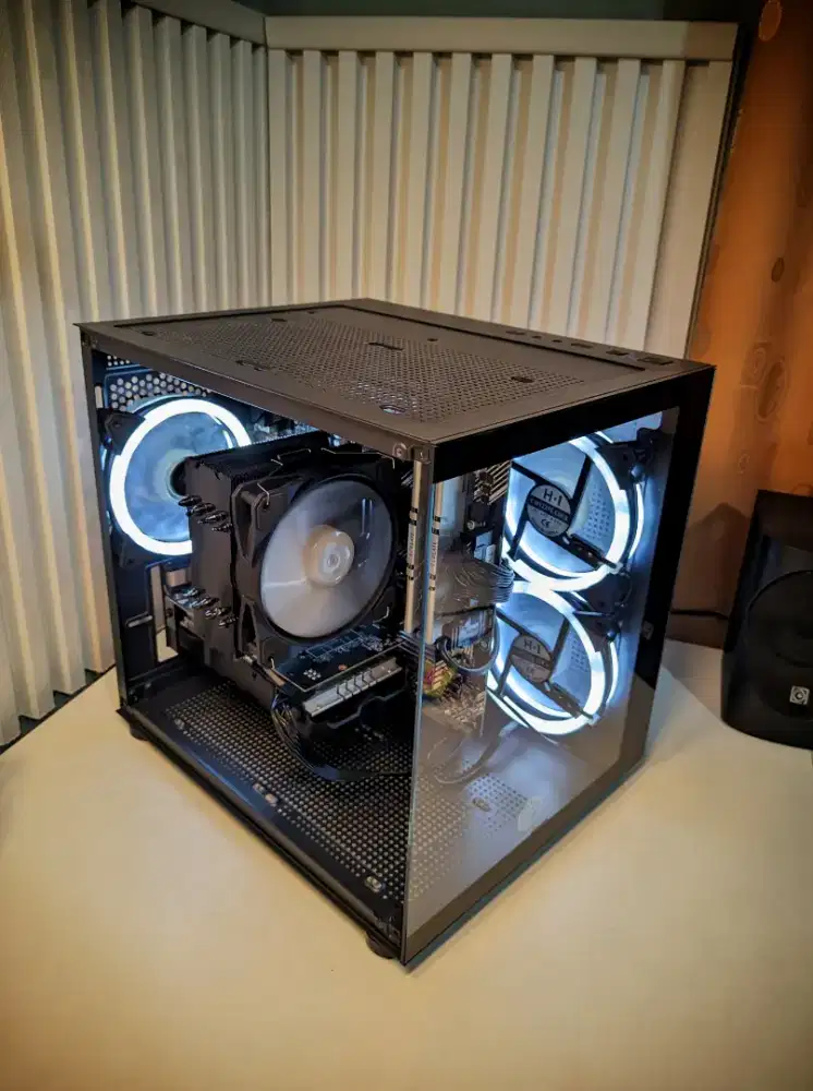 pc gaming murah ryzen 5 5500 / ram 16gb / rx 6500 xt / nvme + hdd