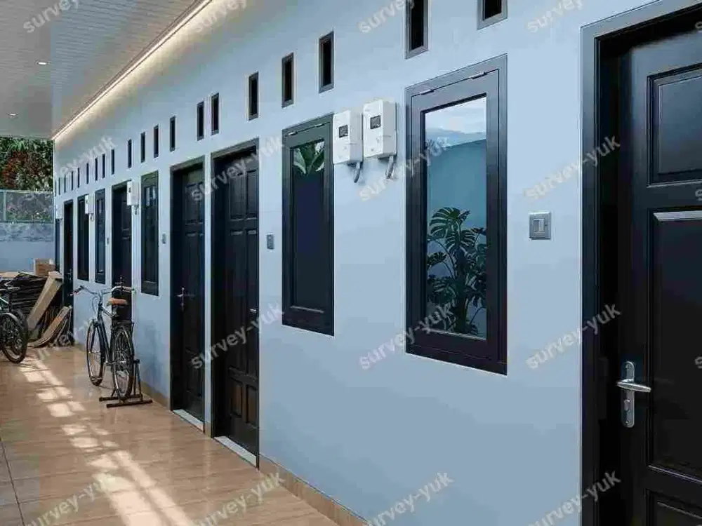 Kontrakan/ kos 5 pintu/ unit lt 75 m2 strategis dekat Kampus Stan Area Bintaro al azhar bonjol