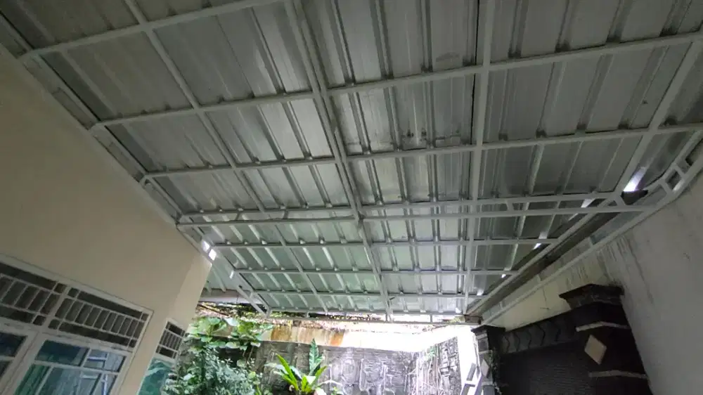 Kanopi Baja Ringan Atap Spandek Murah Lampung