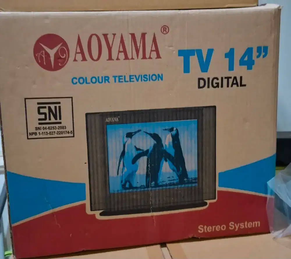 Tv tabung/CRT 14 inch merek aoyama