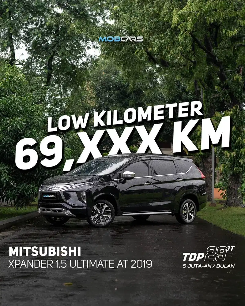 MITSUBISHI XPANDER 1.5 ULTIMATE AT 2019 HITAM MATIC