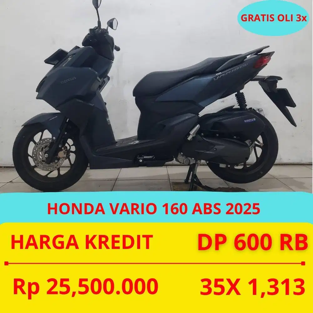 PROMO SUKSES MOTOR HONDA VARIO 160 ABS 2025 DP MURAH 600 RIBU GUYS
