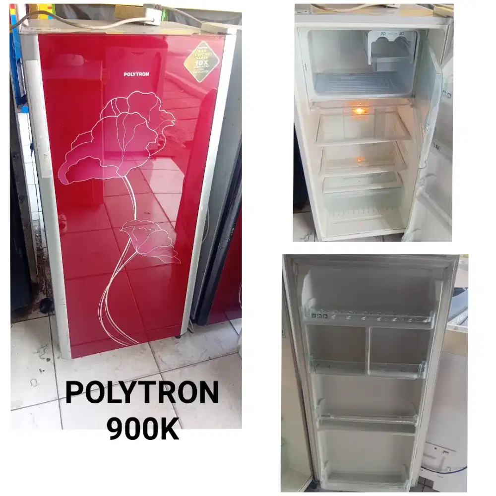 Kulkas POLYTRON bekas bergaransi