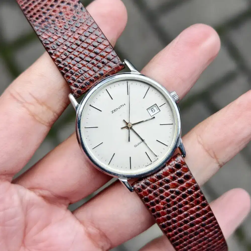 Jam Tangan Zenith Quartz Original
