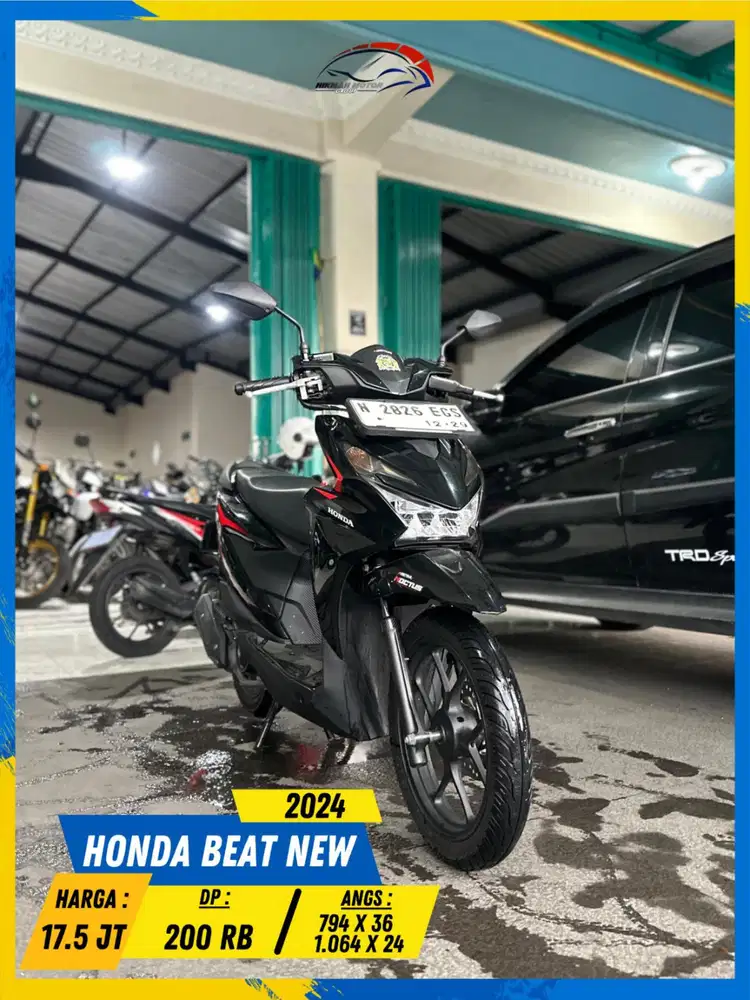 HONDA BEAT NEW 2024 MONGGO GASS BOLOH HIKMAH MOTOR KEPUH MALANG