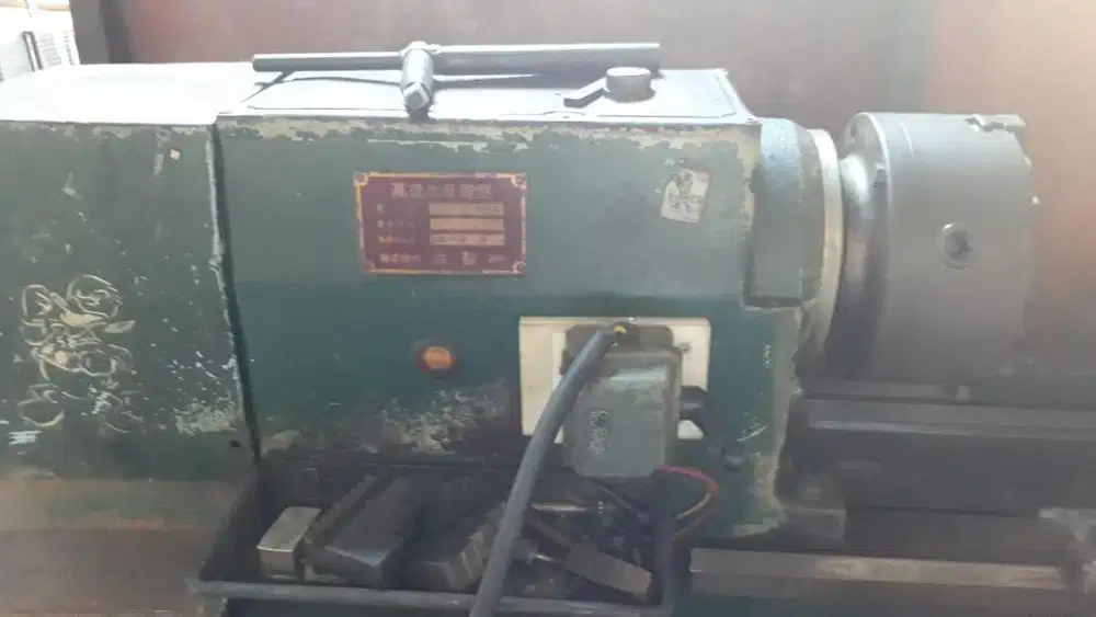 Mesin bubut 65 cm siap pakai