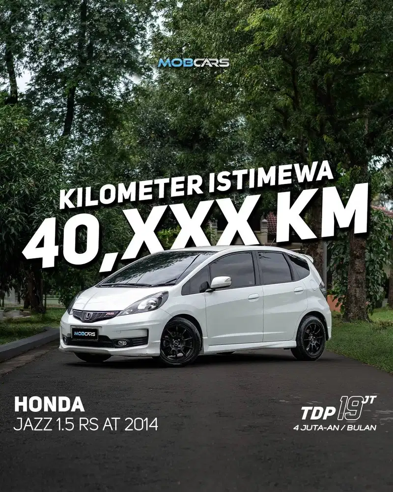 HONDA JAZZ 1.5 RS AT 2014 PUTIH MATIC