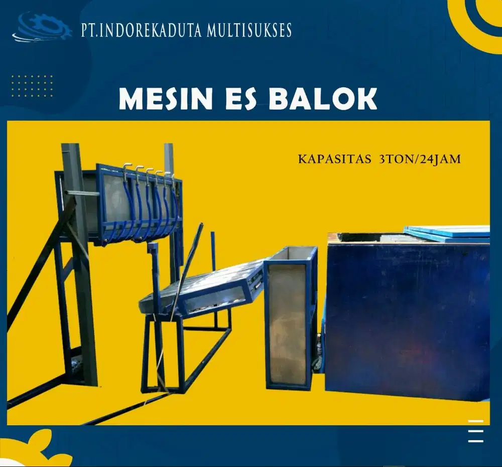 MESIN ES BALOK KAPASITAS 3 TON /24 JAM
