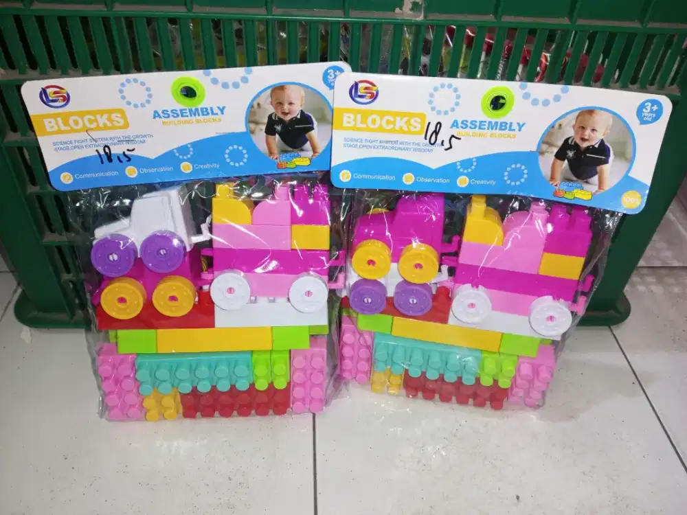 Mainan Anak Block kereta